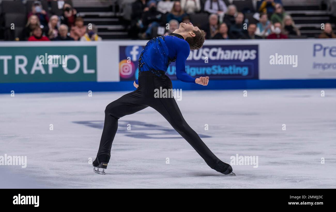 Jason Brown won the silver medal in the men's competition with a