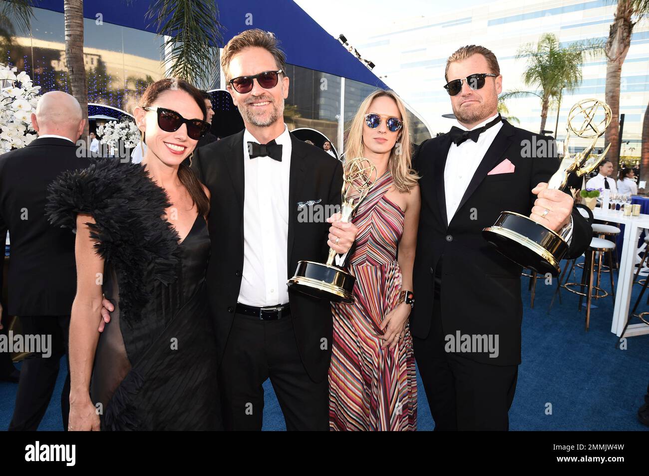 Michael Steed Michael Steed, center right, and Morgan Fallon, far left, attend the ...