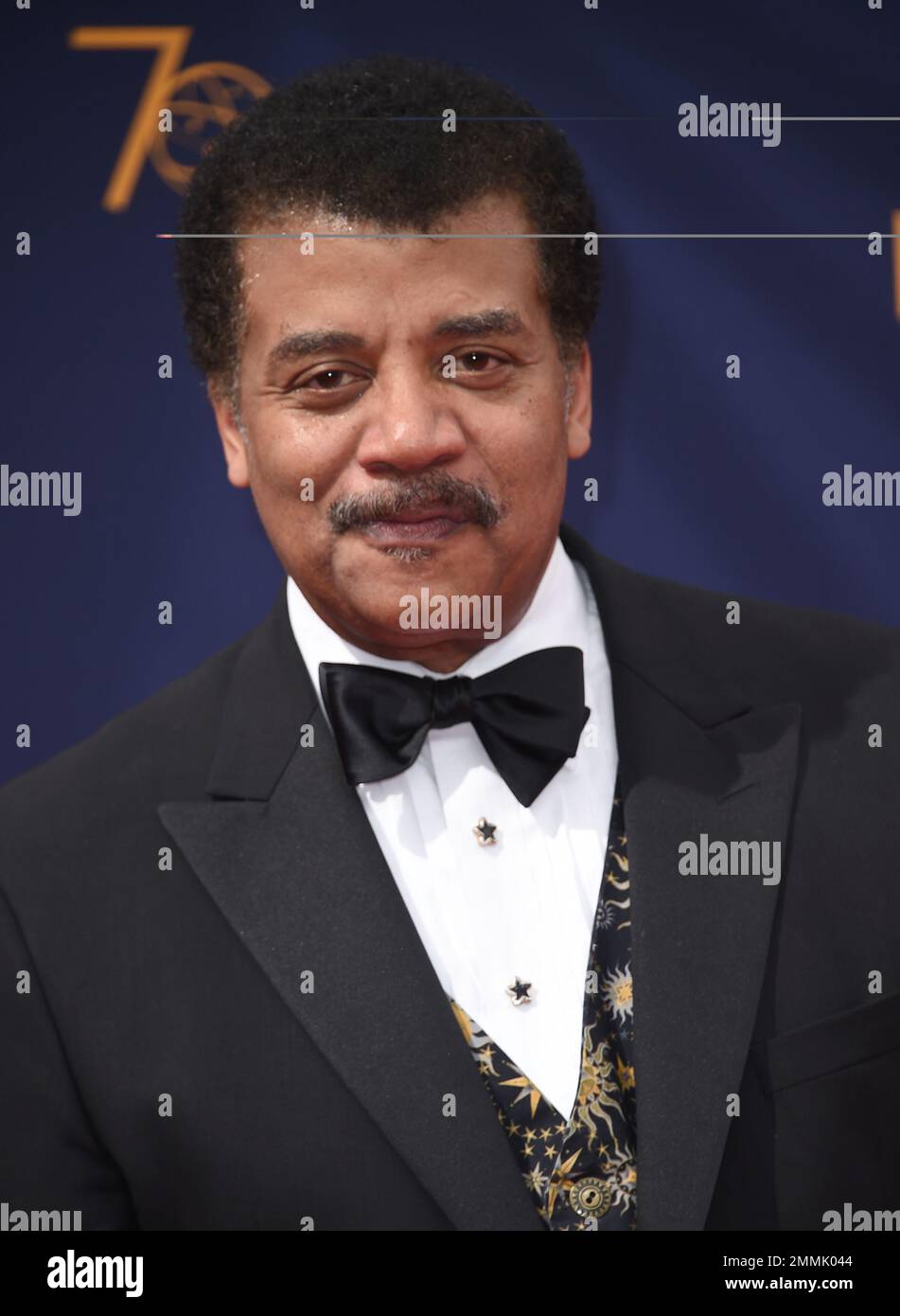 Neil deGrasse Tyson arrives at night two of the Creative Arts Emmy