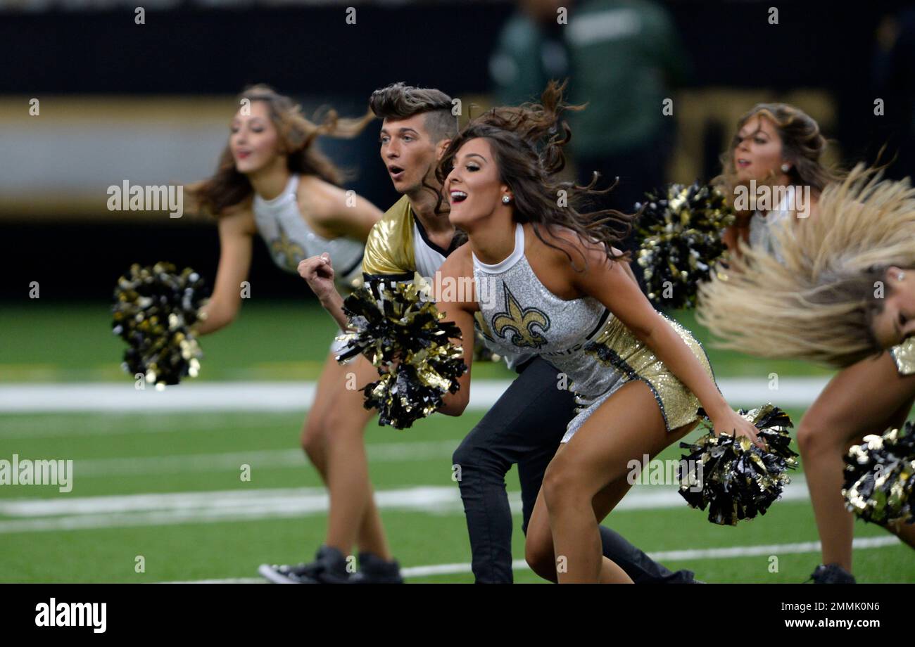 New Orleans Saints cheerleader Jesse Hernandez, a member of the