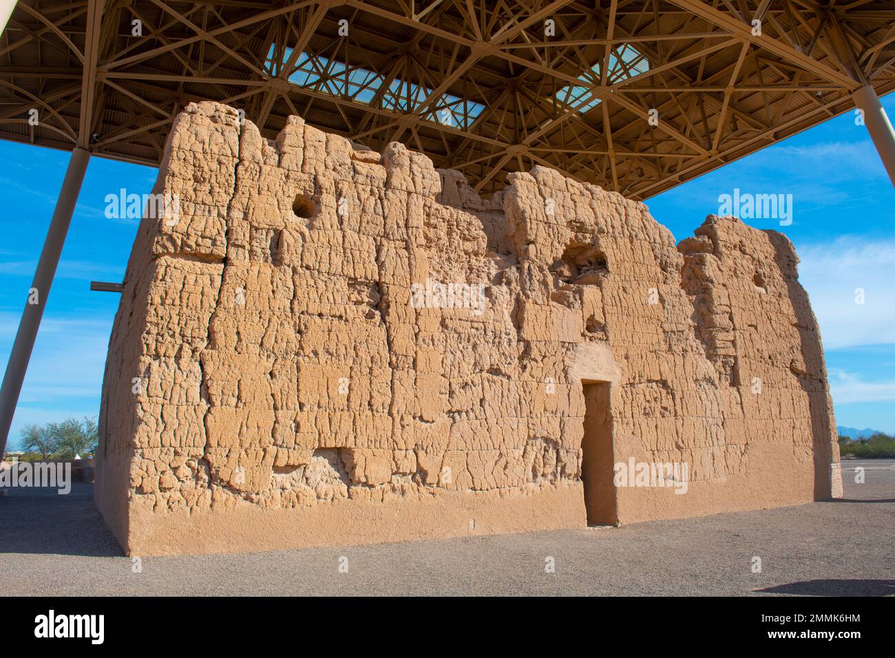 Casa Grande Ruins National Monument is a historic ruin built by Hohokam people in 13th century