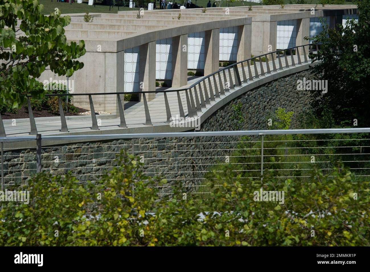 New columbarium niches are seen at Arlington National Cemetery in