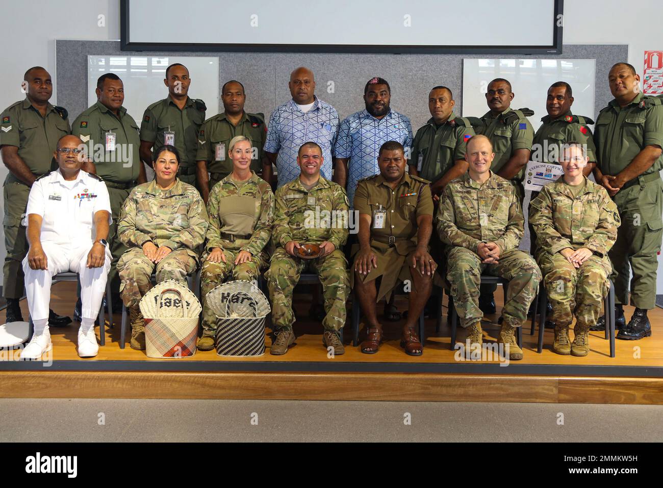 (First row second from the right and from right to left) SSG Maria L ...