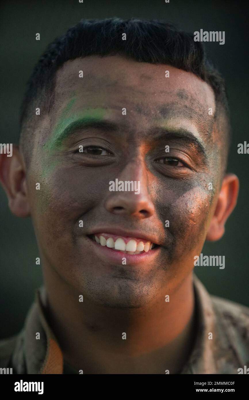 U.S. Marine Corps Lance Cpl. Baruch Longines a motor vehicle