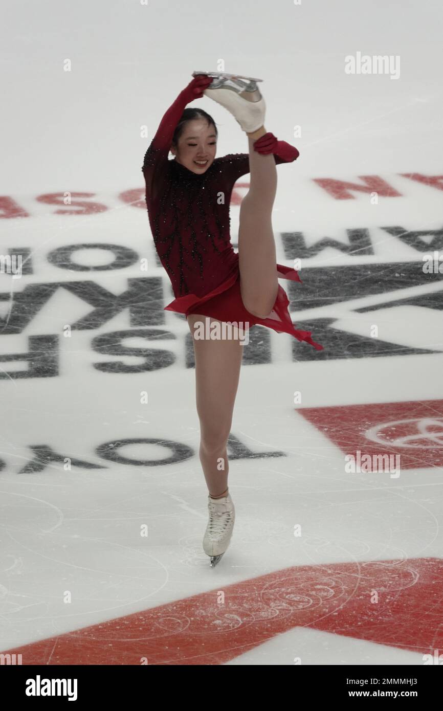 San Jose, CA, USA. 27th Jan, 2023. Josephine Lee performs at the WomenÕs final at the 2023