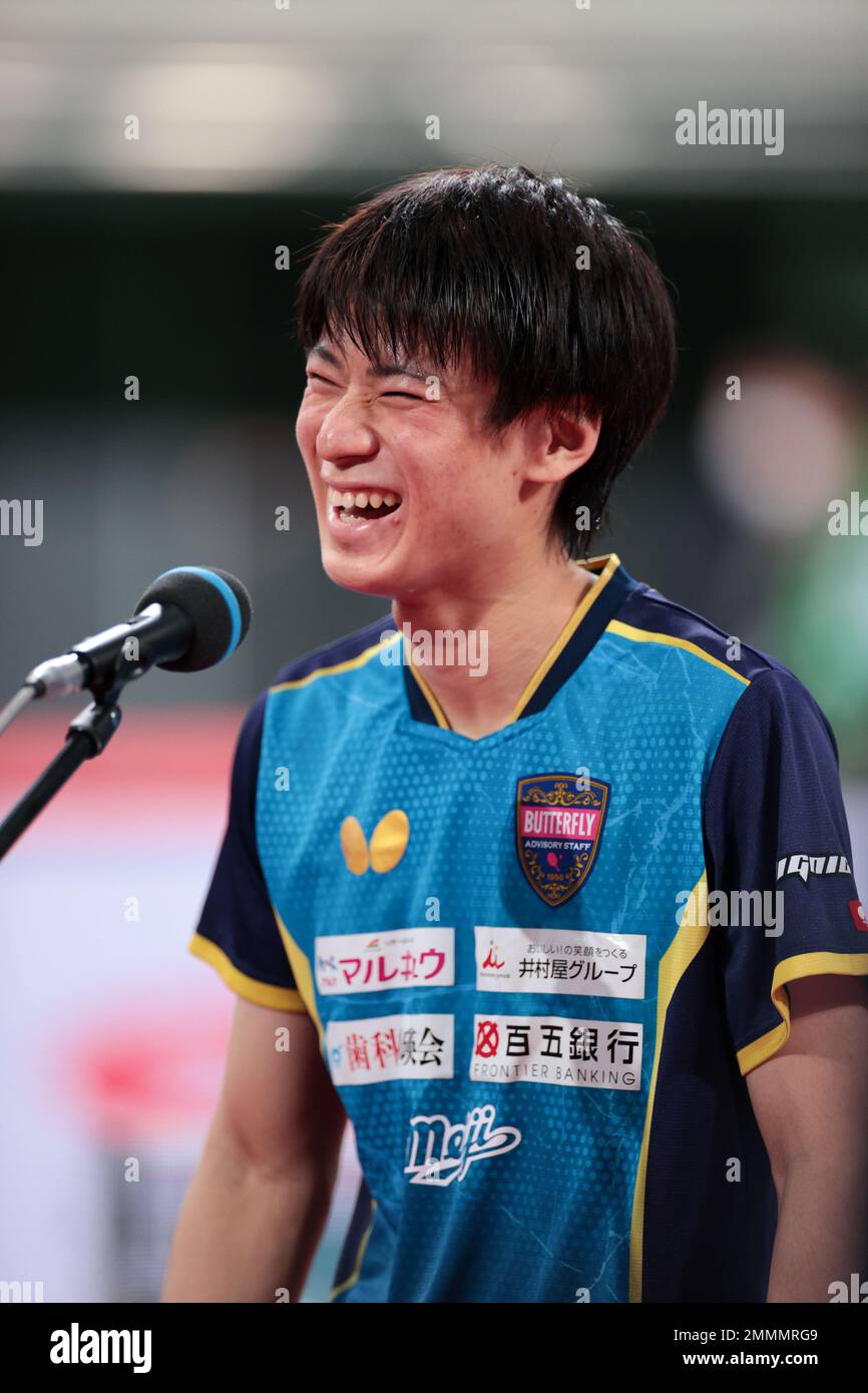 Tokyo, Japan. 29th Jan, 2023. Shunsuke Togami Table Tennis All Japan