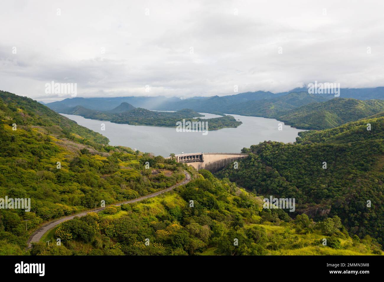 Aerial view of Victoria Dam, The Tallest The Largest Hydroelectric