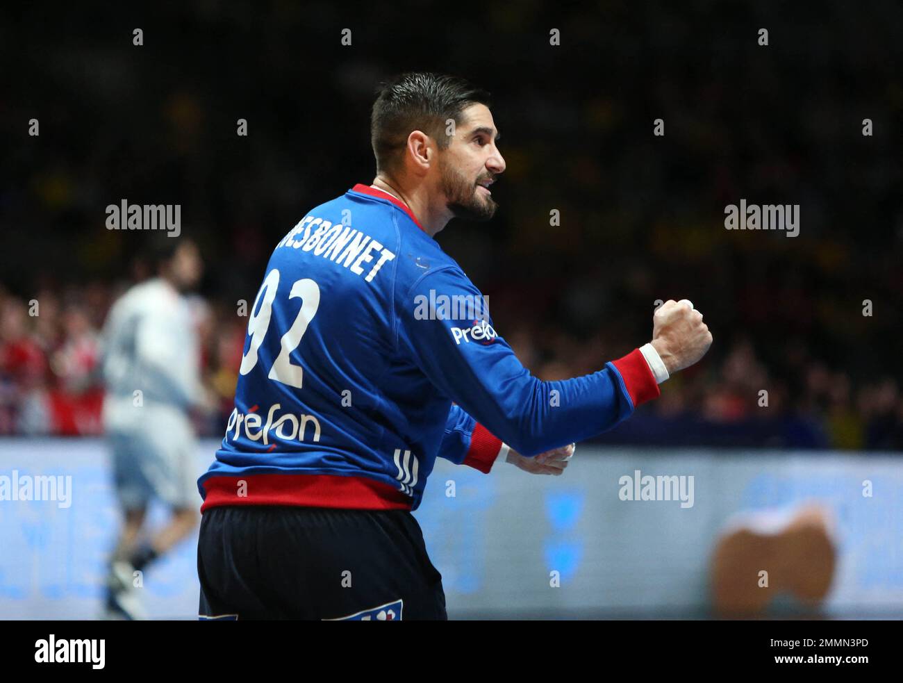 during the IHF Men's World Championship 2023, Final Handball match between  France and Denmark on January 29, 2023 at Tele2 Arena in Stockholm, Sweden  - Photo Laurent Lairys / DPPI Stock Photo - Alamy