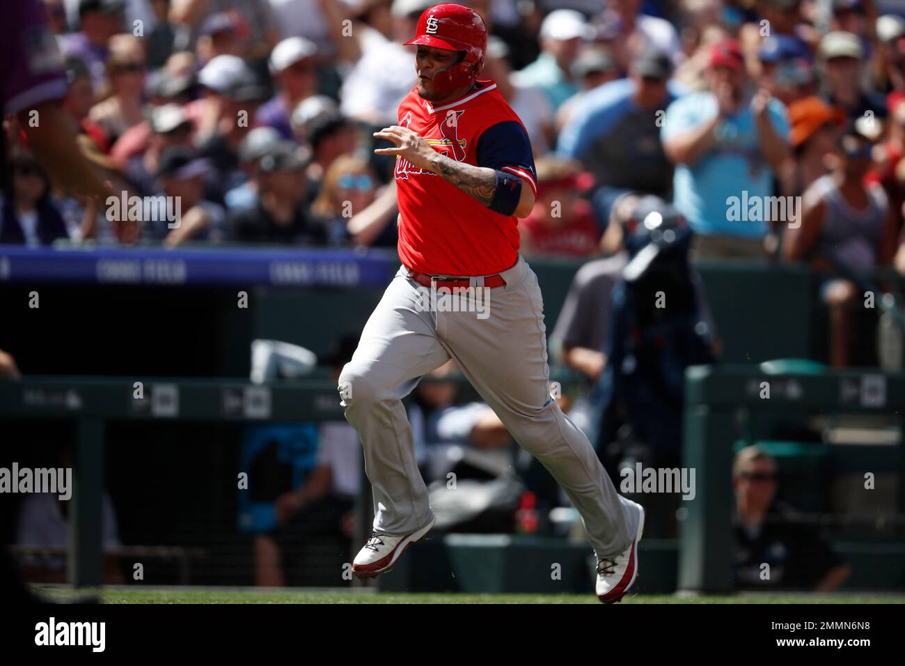 Cardinals Nation - The next artifact we're highlighting from 2011 is this Catcher's  mask game-worn by Yadier Molina during the tiebreaker against the  Philadelphia Phillies! #11in11 #WhatATeamWhatARide The NL East Division  champion