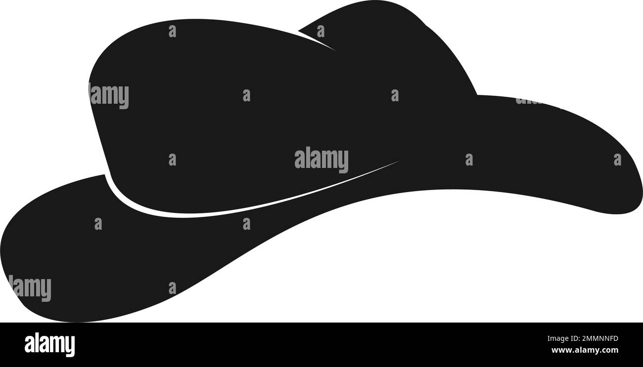 black hat logo vektor template Stock Vector Image & Art - Alamy