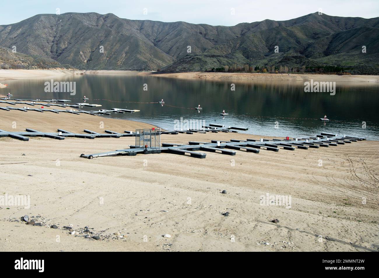 Lucky Peak Lake (Reservoir) on the Boise River drainage, SW Idaho, at