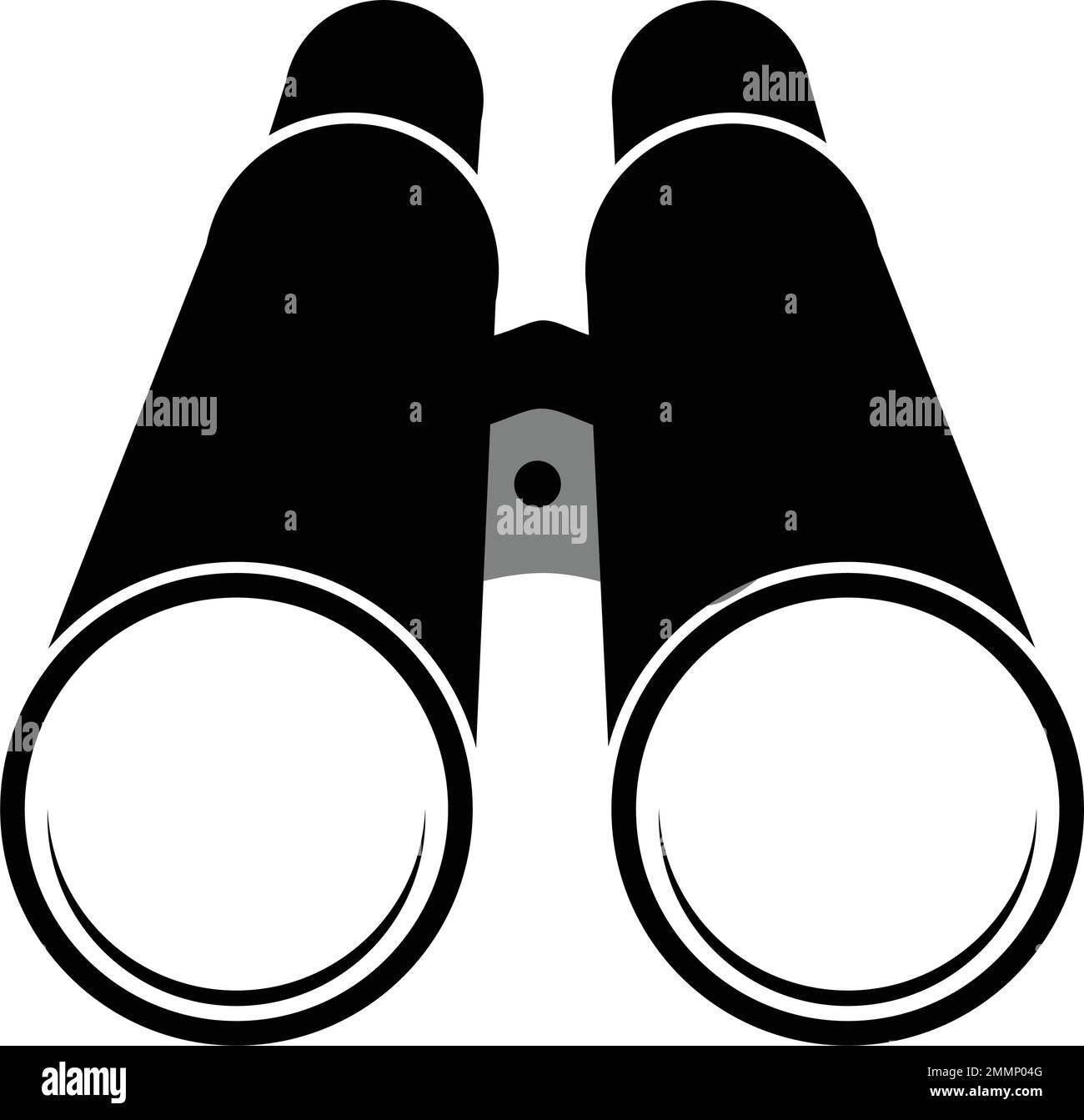binocular logo stock vektor template Stock Vector