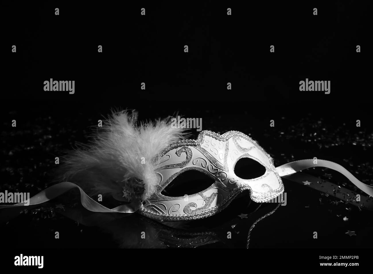 White Mask Examples Black And White Masquerade Mask Background