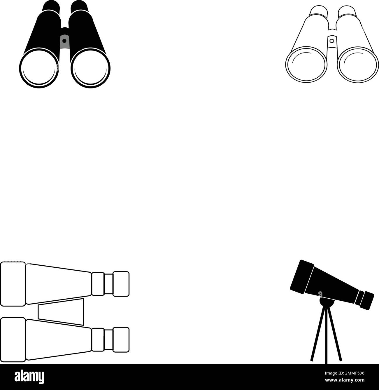 binocular logo stock vektor template Stock Vector Image & Art Alamy