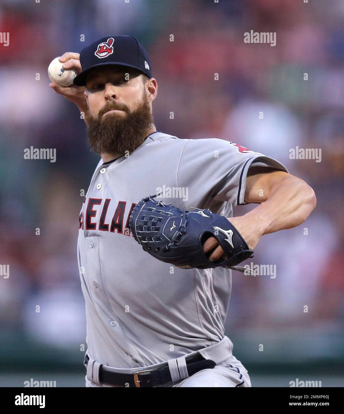 Cleveland indians sale kluber jersey