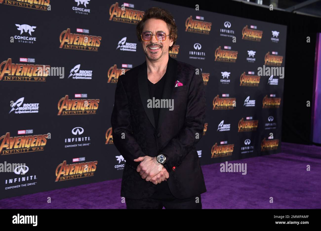 FILE In this April 23, 2018, file photo, Robert Downey Jr. arrives at