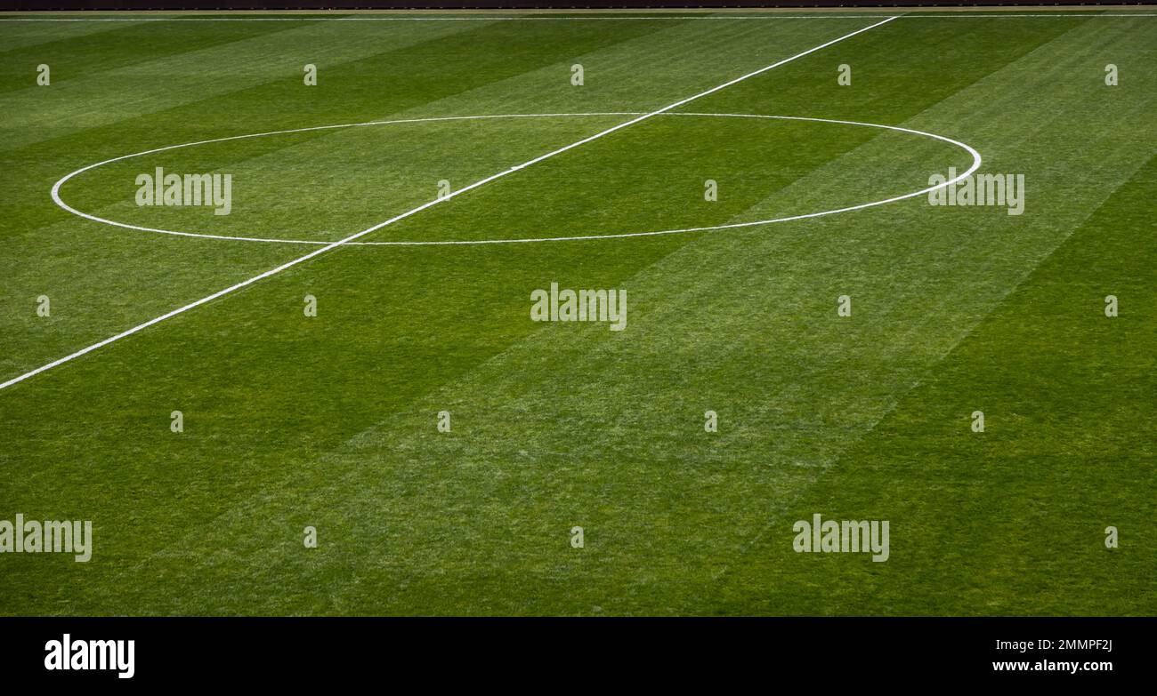 Soccer Field Line detail for Backgrounds or Texture Stock Photo Alamy
