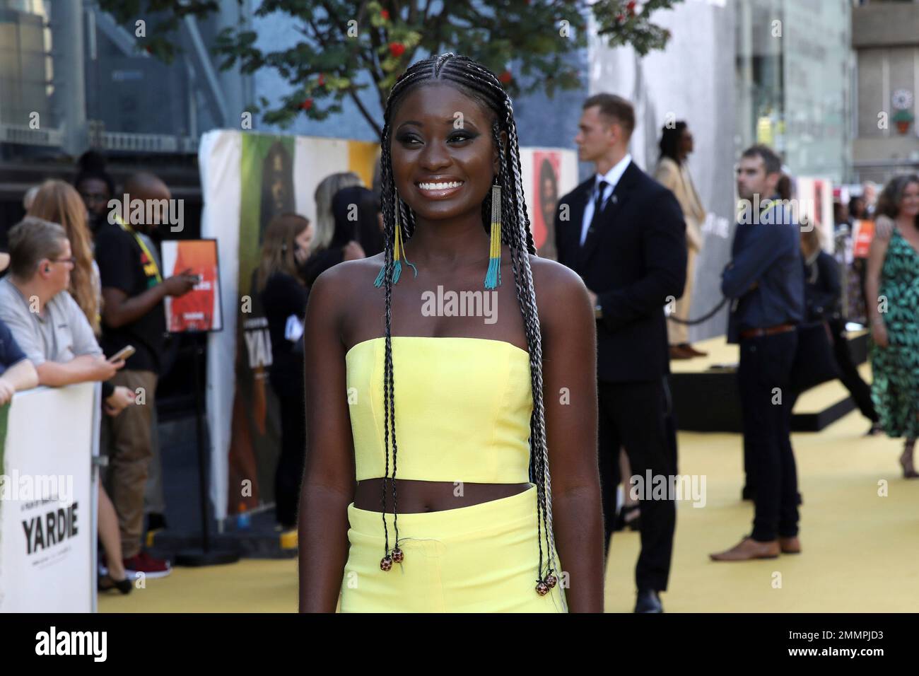 Actress Shantol Jackson poses for photographers on arrival at the ...
