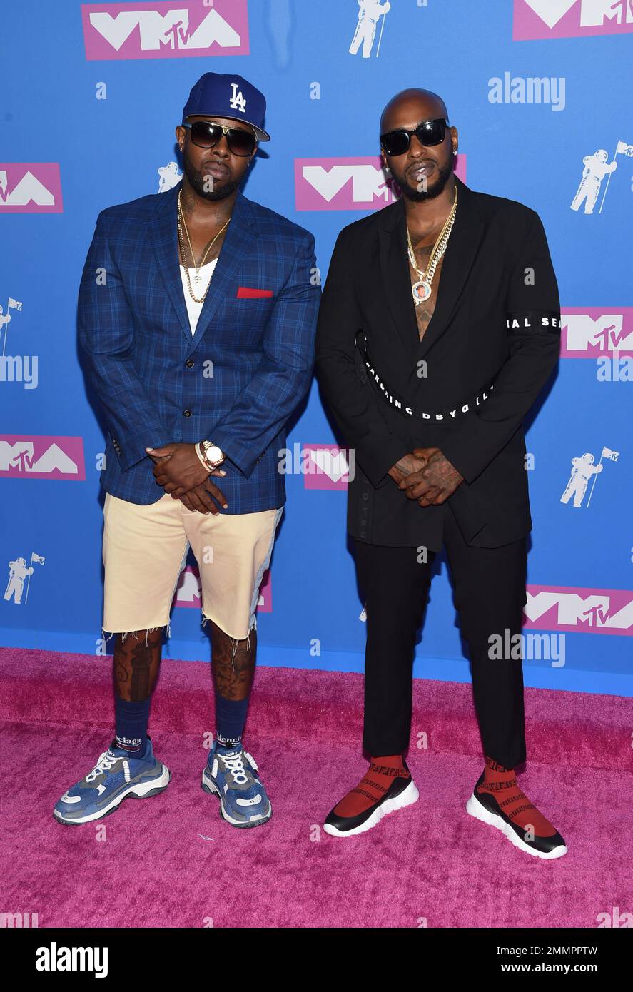 Teddy Ruks and Ceaser Emanuel arrive at the MTV Video Music Awards at ...