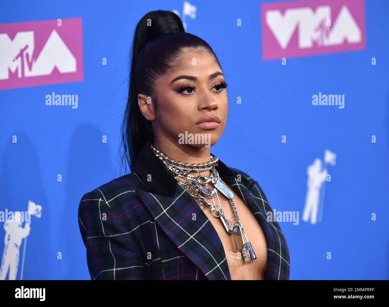 Hennessy Carolina arrives at the MTV Video Music Awards at Radio City