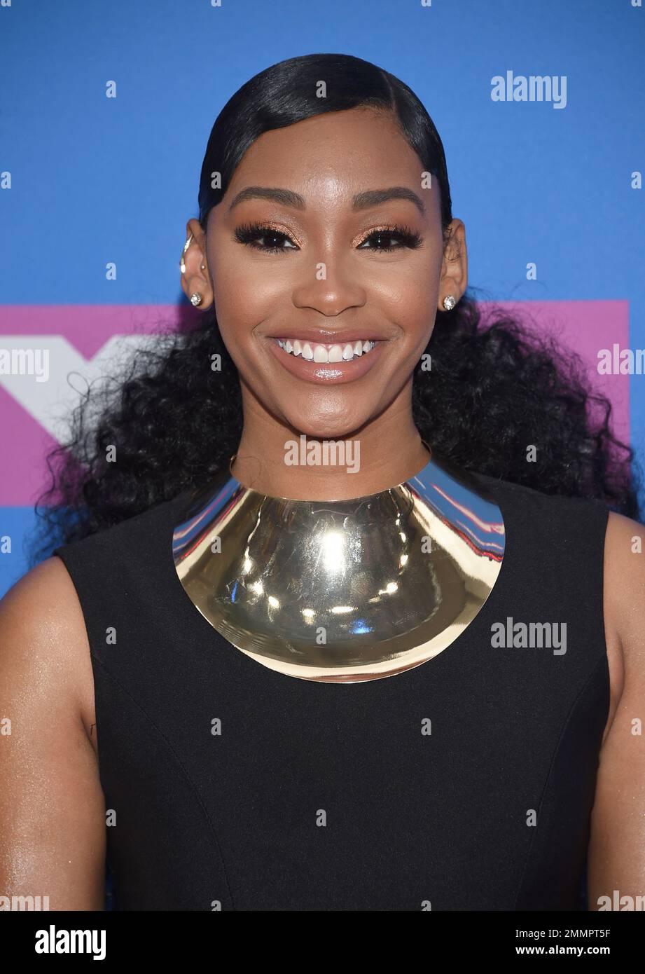 Jasmine Luv arrives at the MTV Video Music Awards at Radio City Music