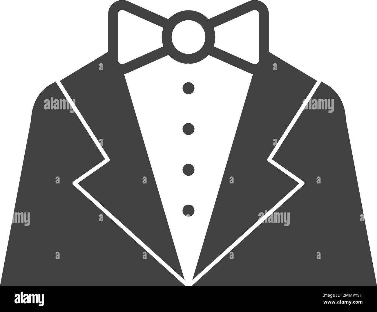 men suit illustration in minimal style isolated on background Stock Vector