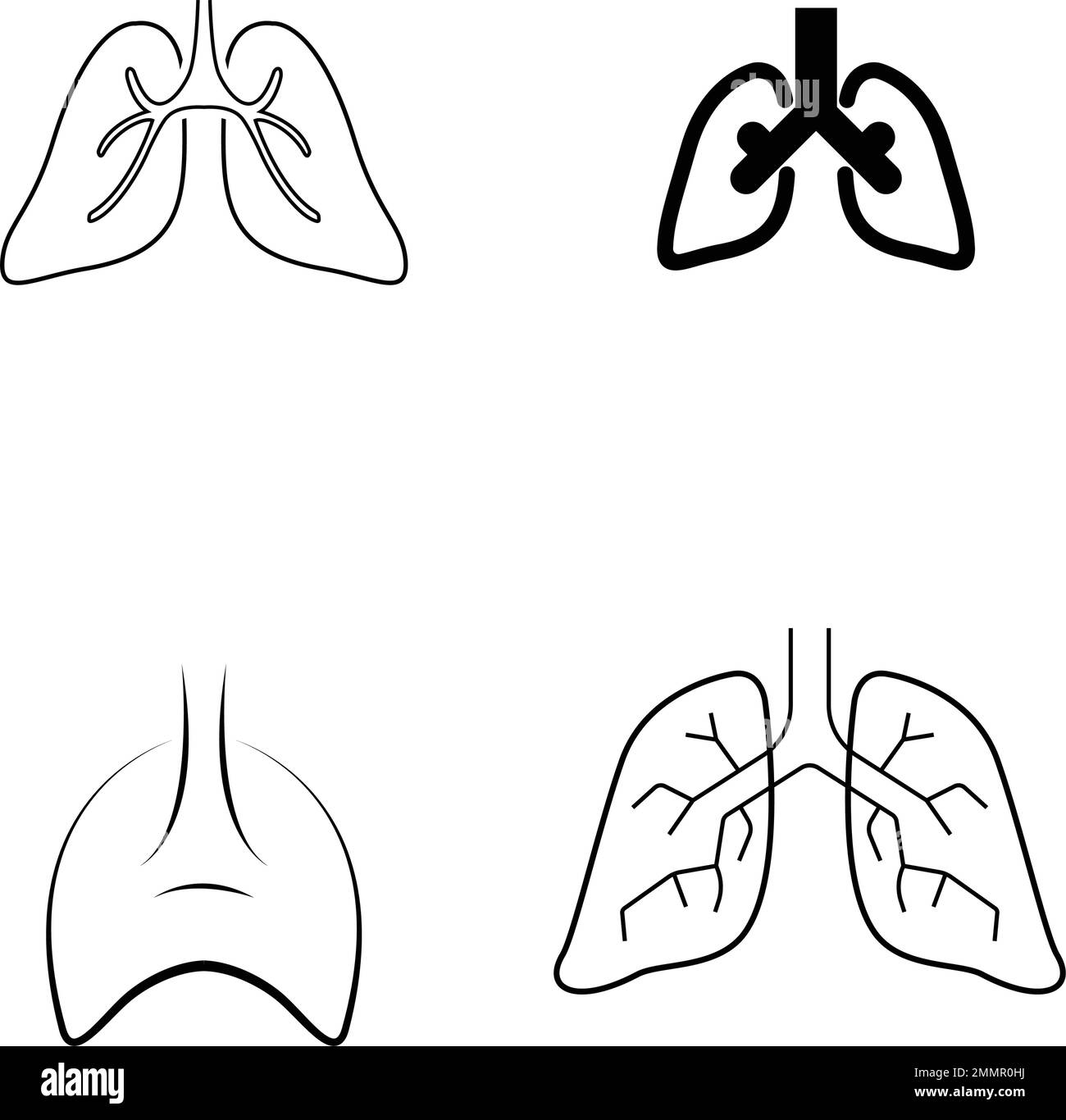lungs icon stock illustration design Stock Vector