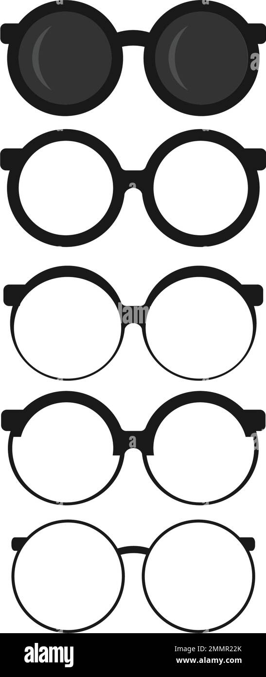 glasses logo stock vektor template Stock Vector