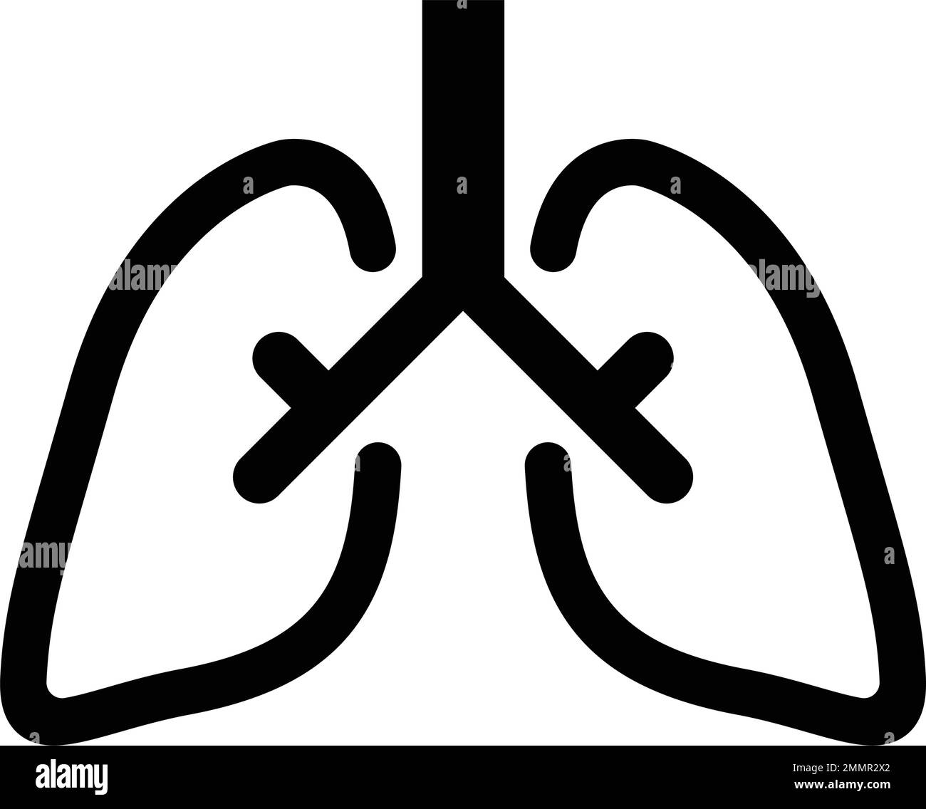 lungs icon stock illustration design Stock Vector