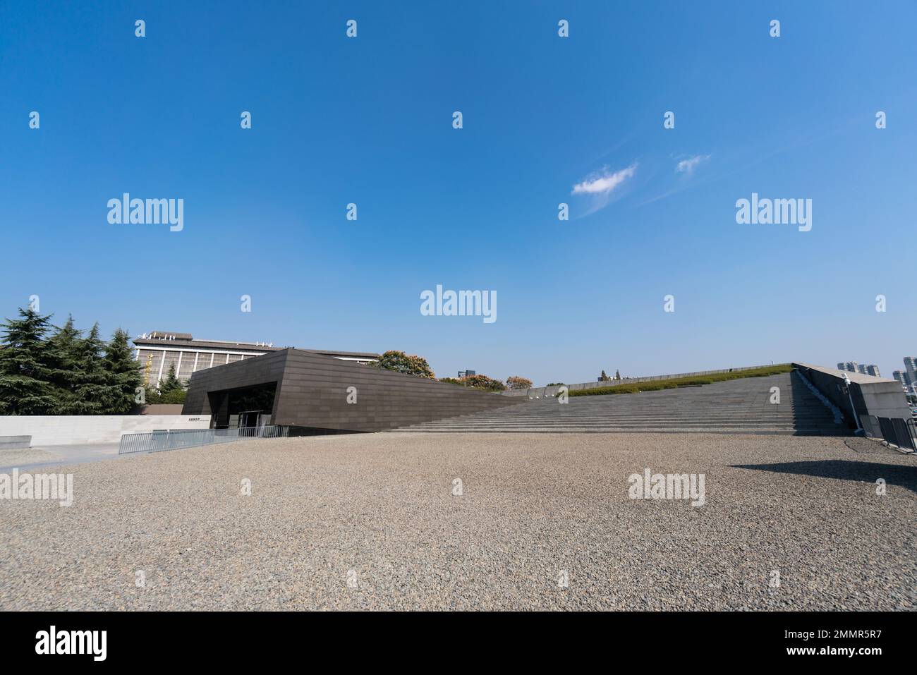The Memorial Hall of the Victims in Nanjing Massacre by Japanese Invaders Stock Photo