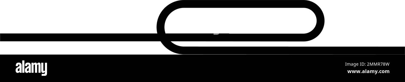 paper clip logo stock illustration design Stock Vector Image & Art - Alamy