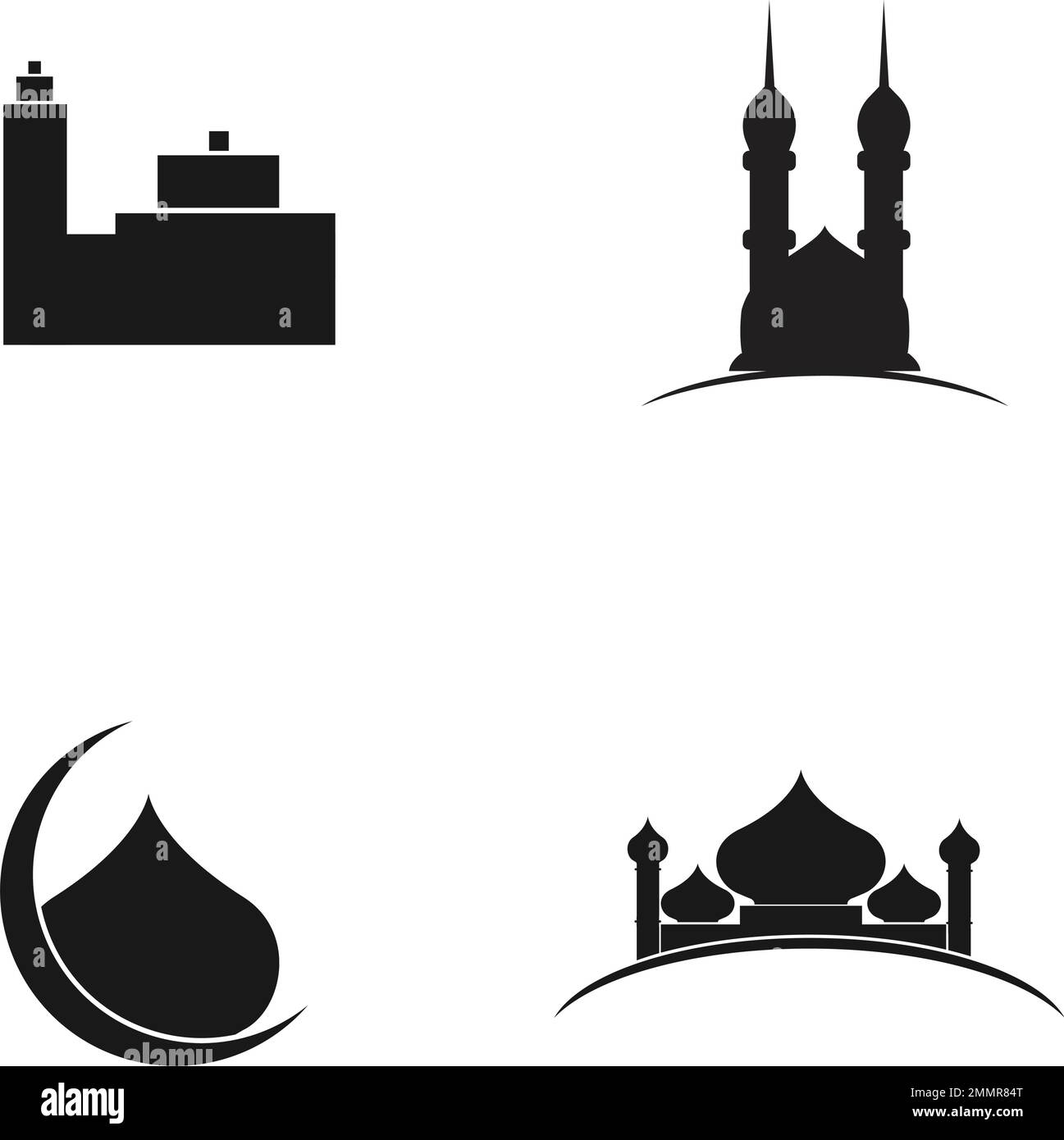 mosque logo stock vektor template Stock Vector