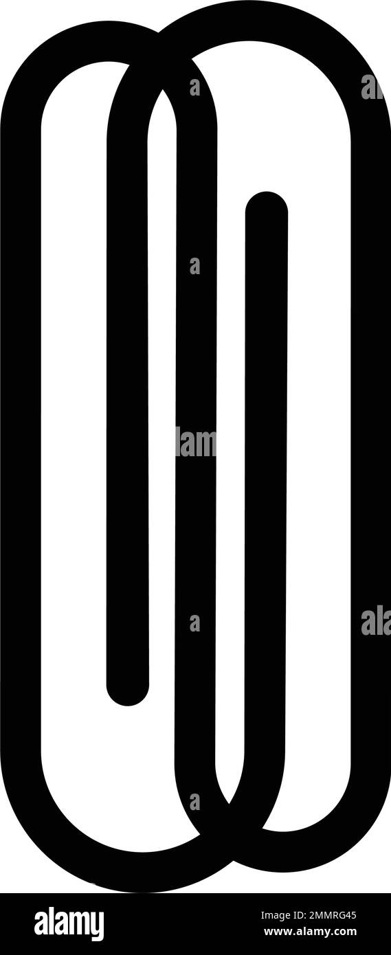 paper clip logo stock illustration design Stock Vector Image & Art - Alamy