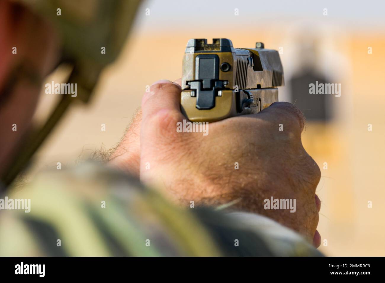 A U.S. Soldier with Task Force Americal from the 1st Battalion, 182nd