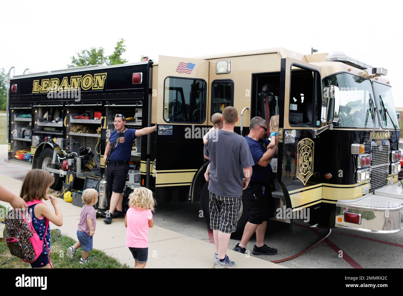 IMAGE DISTRIBUTED FOR KIDDE The Lebanon Fire Department shows Esther Elementary School