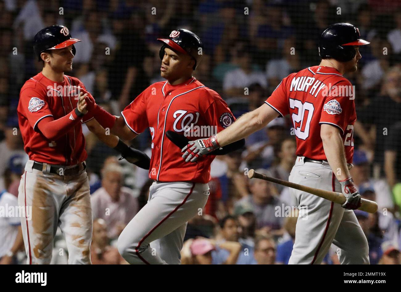 Juan Soto supports Trea Turner at NL Wild Card Game