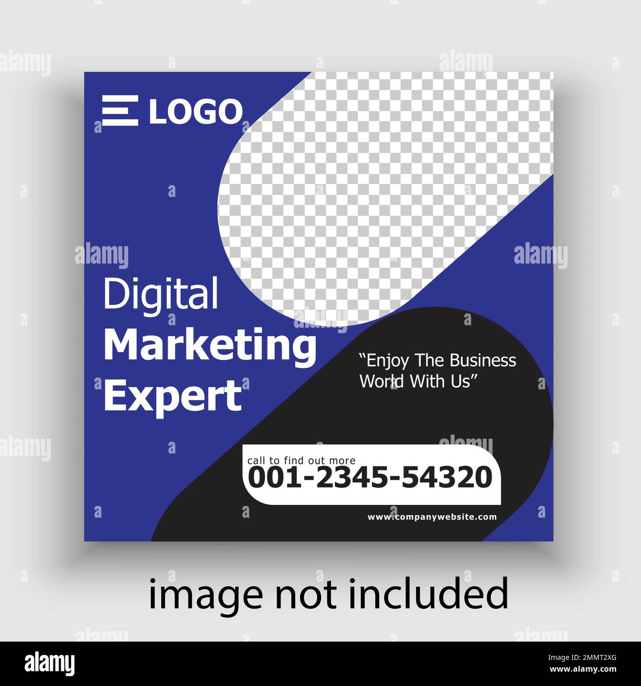 Social Media Post Design Template For Restaurant Business. promotion banner. ready use vector design template. Stock Vector