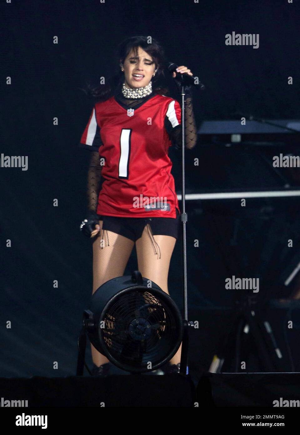 Camila Cabello performs during the Taylor Swift Reputation Stadium Tour ...