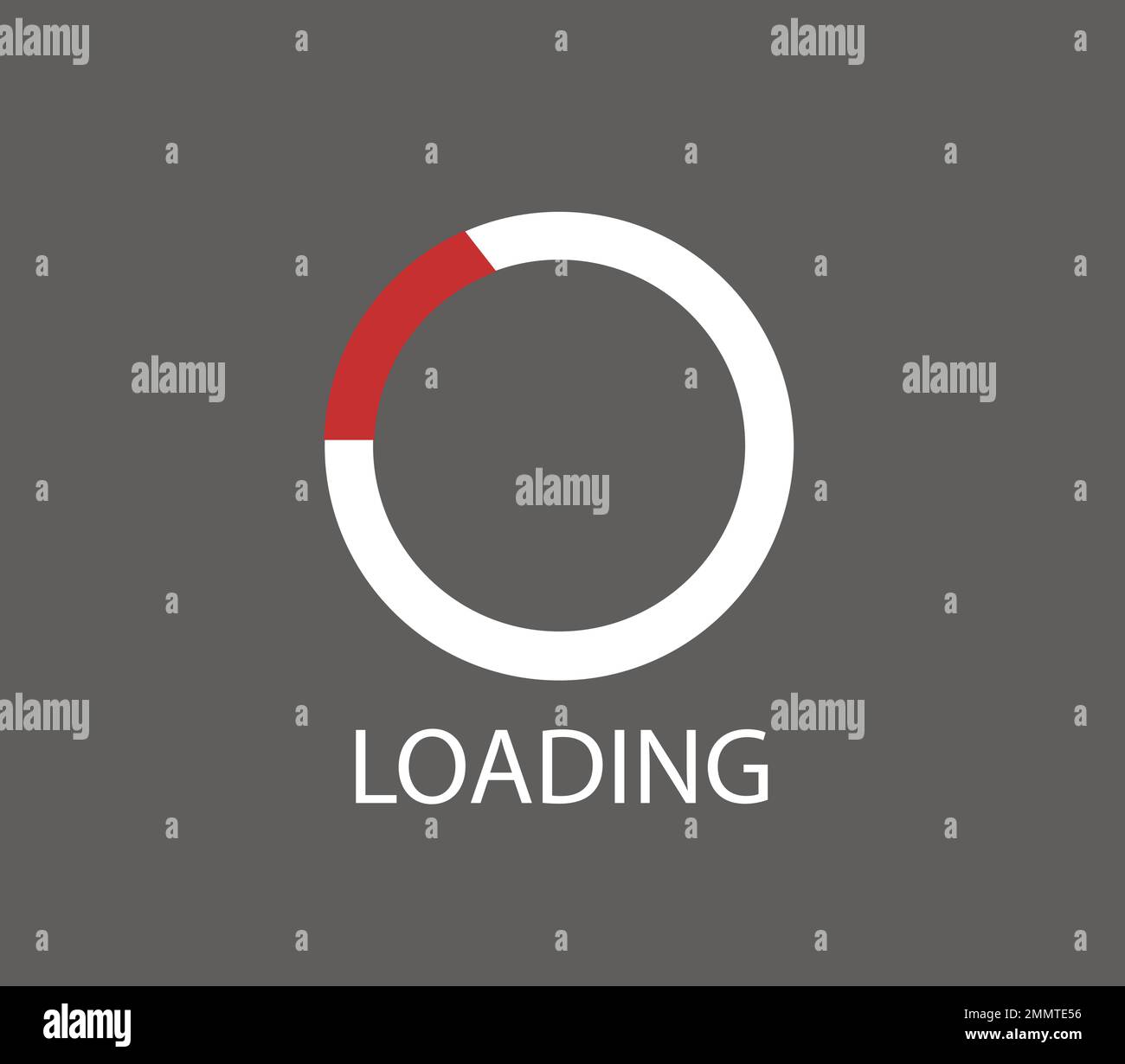 Loading icon flat design. vector illustration Stock Vector