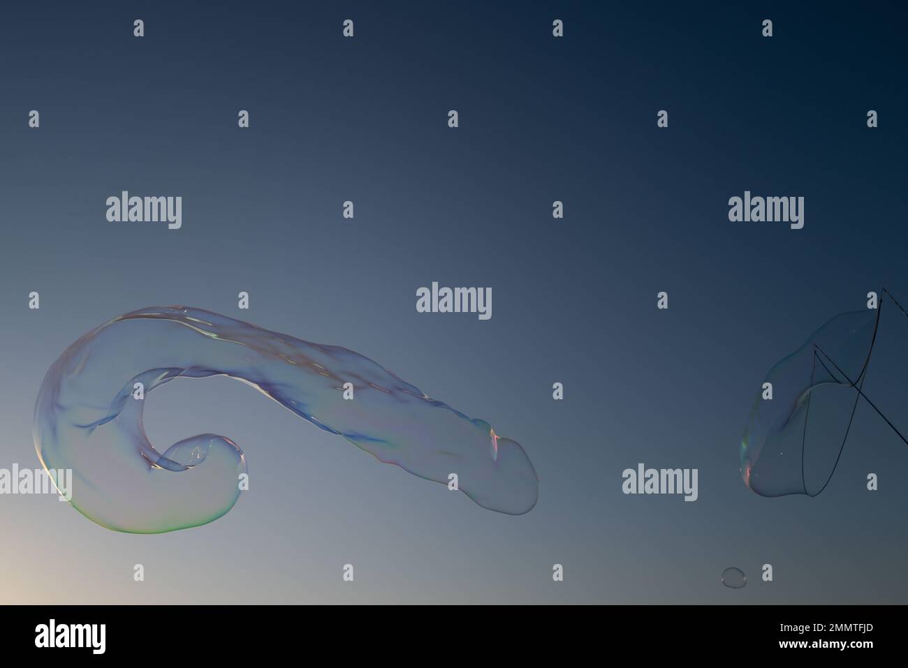 Giant soap bubble flying hi-res stock photography and images - Alamy