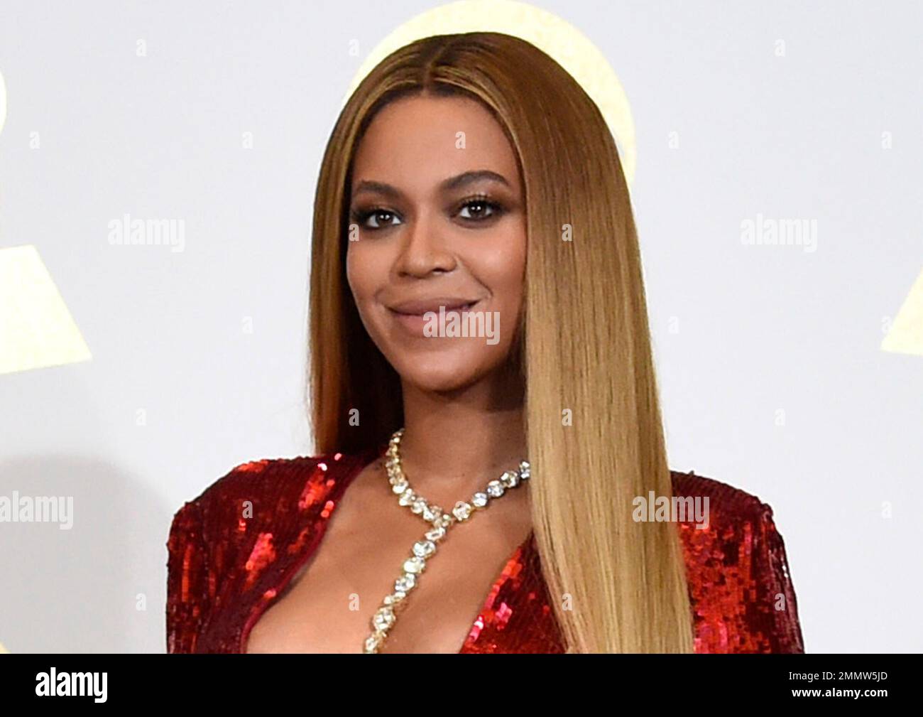 FILE - In this Feb. 12, 2017 file photo, Beyonce poses in the press ...