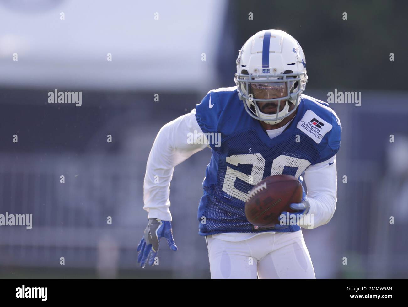 Indianapolis Colts cornerback Chris Milton (28) during NFL football  preseason game action between the Indianapolis Colts and the Cincinnati  Bengals at Paul Brown Stadium in Cincinnati, OH. Adam Lacy/CSM Stock Photo 