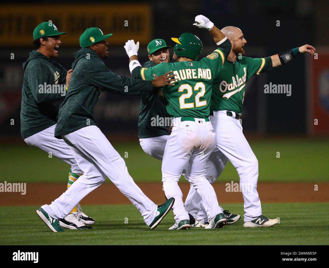 Oakland A's defeat Nippon Fighters in lively exhibition