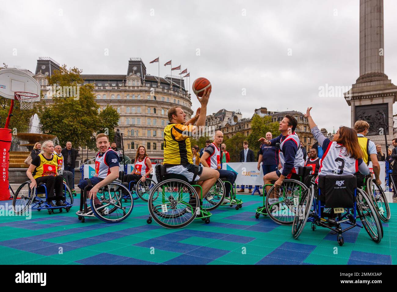 Labour MP Toby Perkins. British MP's joined British Wheelchair
