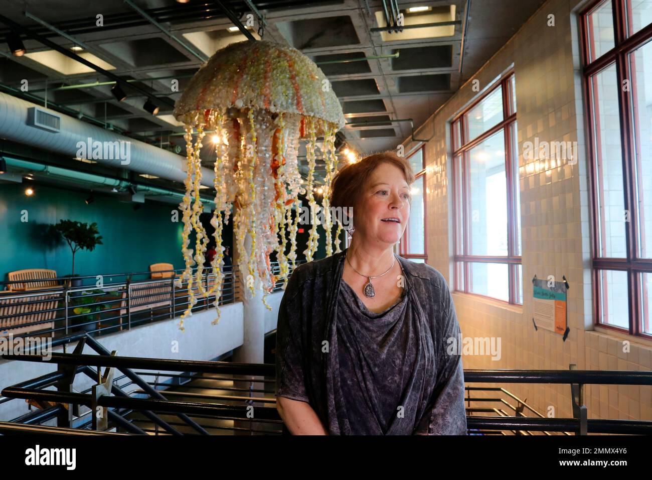 In this photo taken July 26, 2018, Angela Haseltine Pozzi, of Bandon