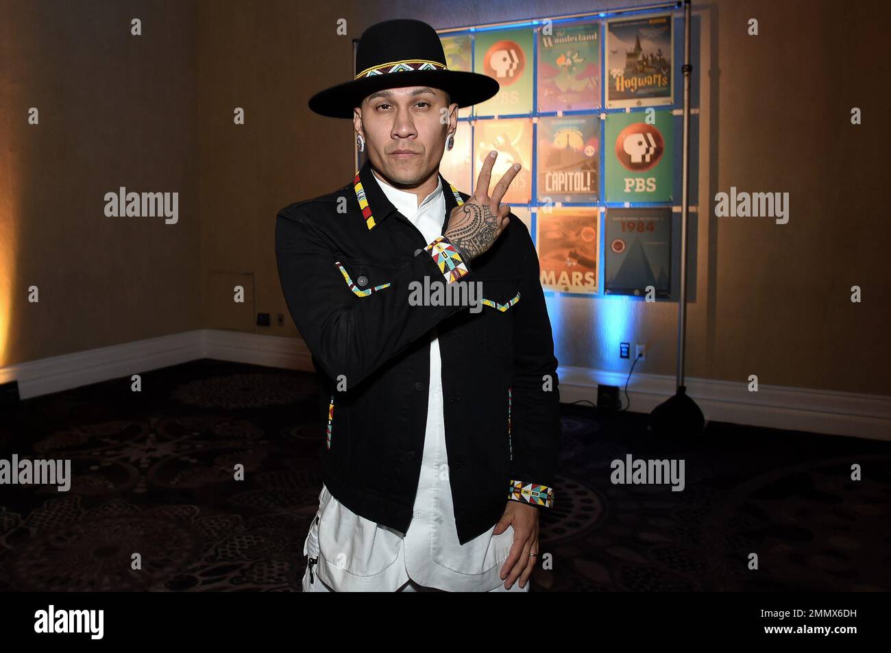 Taboo poses for a photo during the TCA Summer Press Tour at the Beverly ...