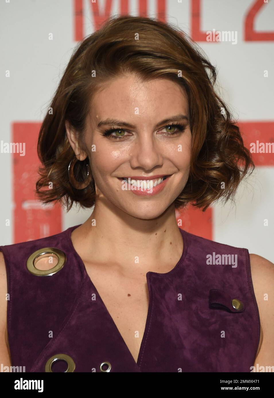 Lauren Cohan attends a "Mile 22" photo call at the Four Seasons Hotel ...