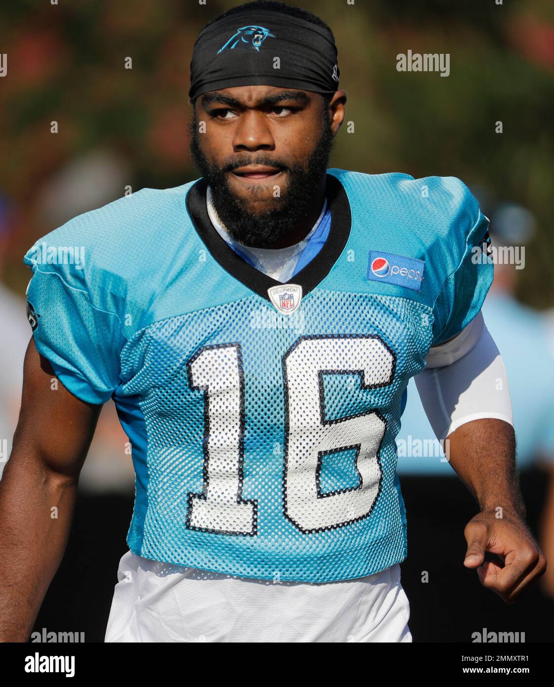 Carolina Panthers' Rasheed Bailey (16) arrives for an NFL football ...