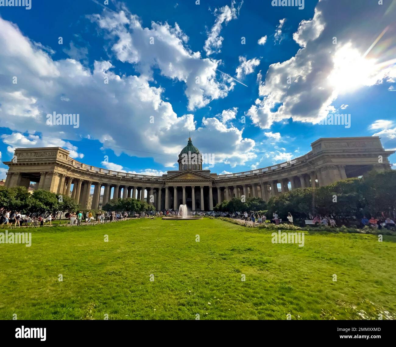 St. Petersburg, Russia - August 20 , 2022: Kazan Cathedral  Stock Photo