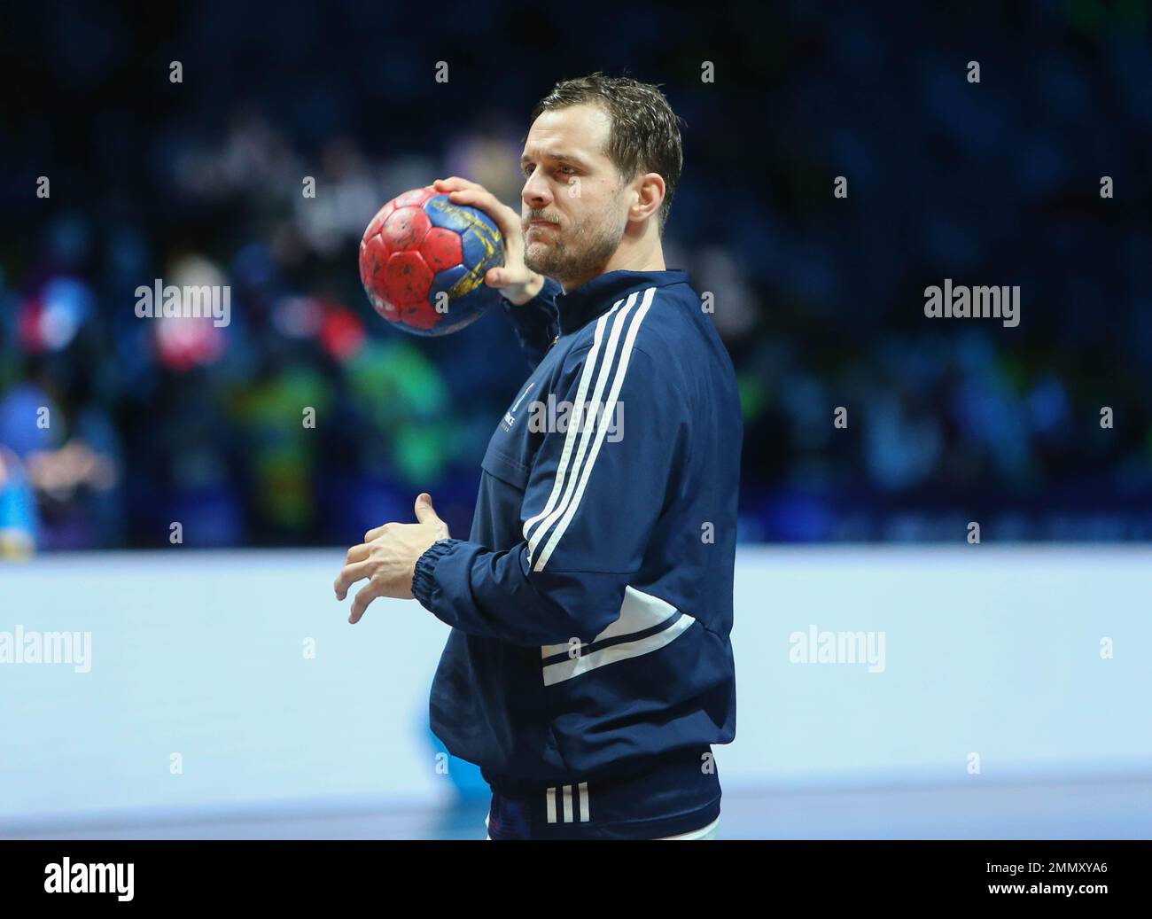 during the IHF Men's World Championship 2023, Final Handball match between  France and Denmark on January 29, 2023 at Tele2 Arena in Stockholm, Sweden  - Photo Laurent Lairys / DPPI Stock Photo - Alamy